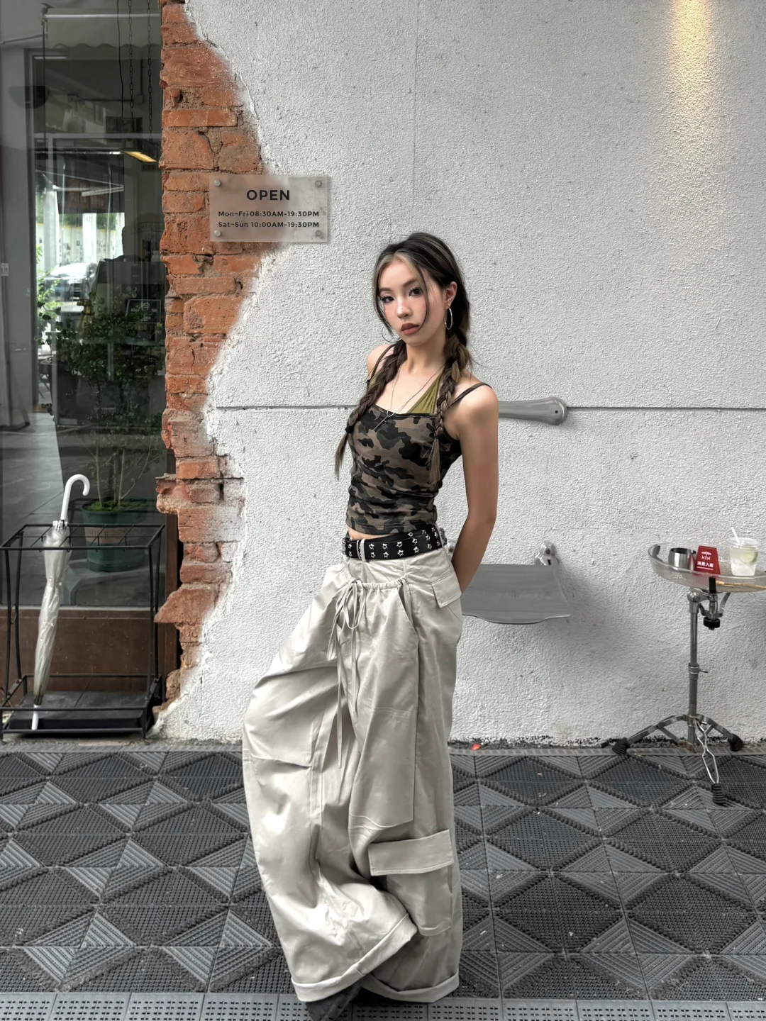 150ootd/热辣女兵??美式复古辣妹穿搭