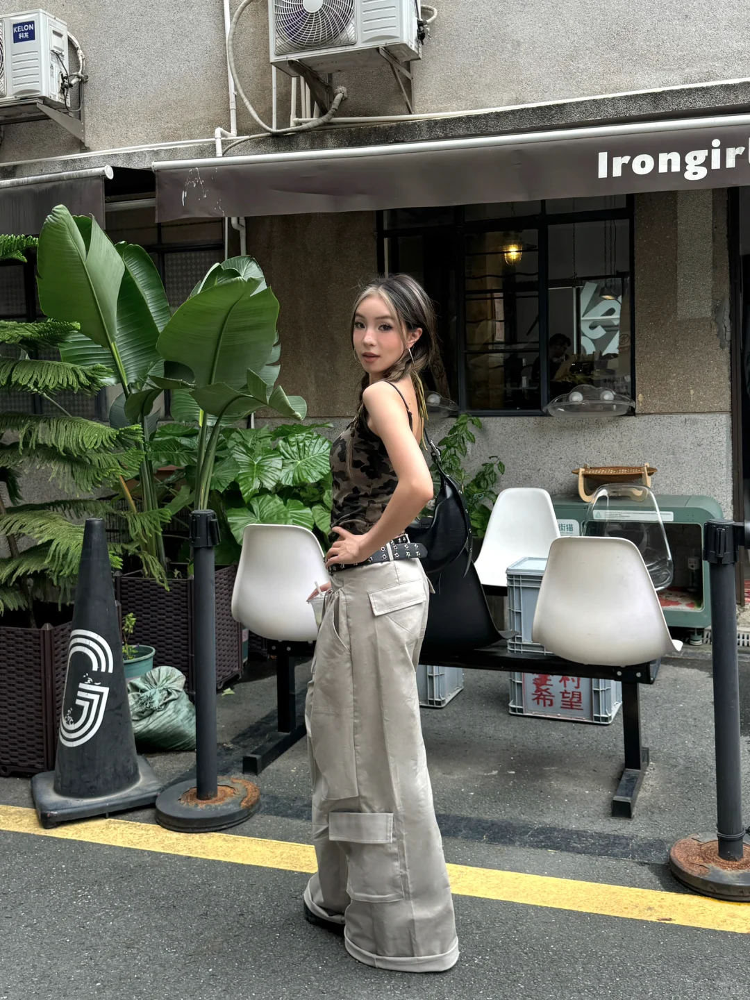 150ootd/热辣女兵??美式复古辣妹穿搭