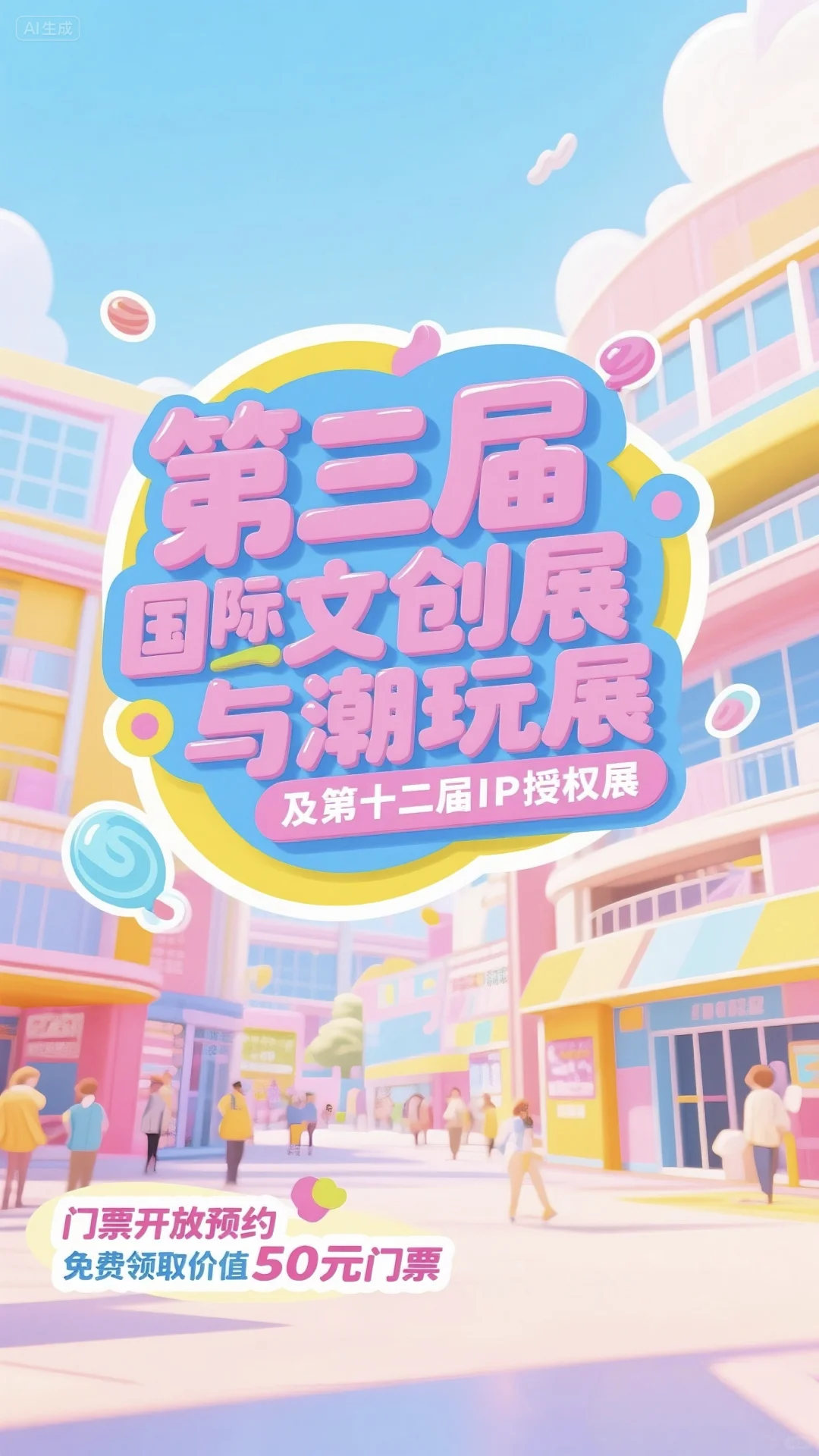 第三届深圳国际文创潮玩展门票免费送啦！