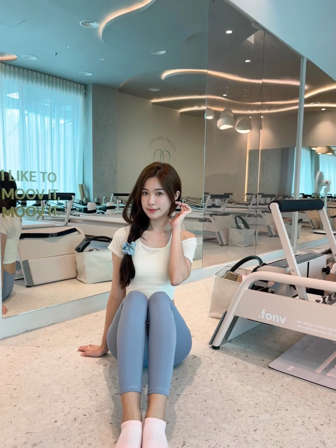??普拉提的动力来自好看的瑜伽服