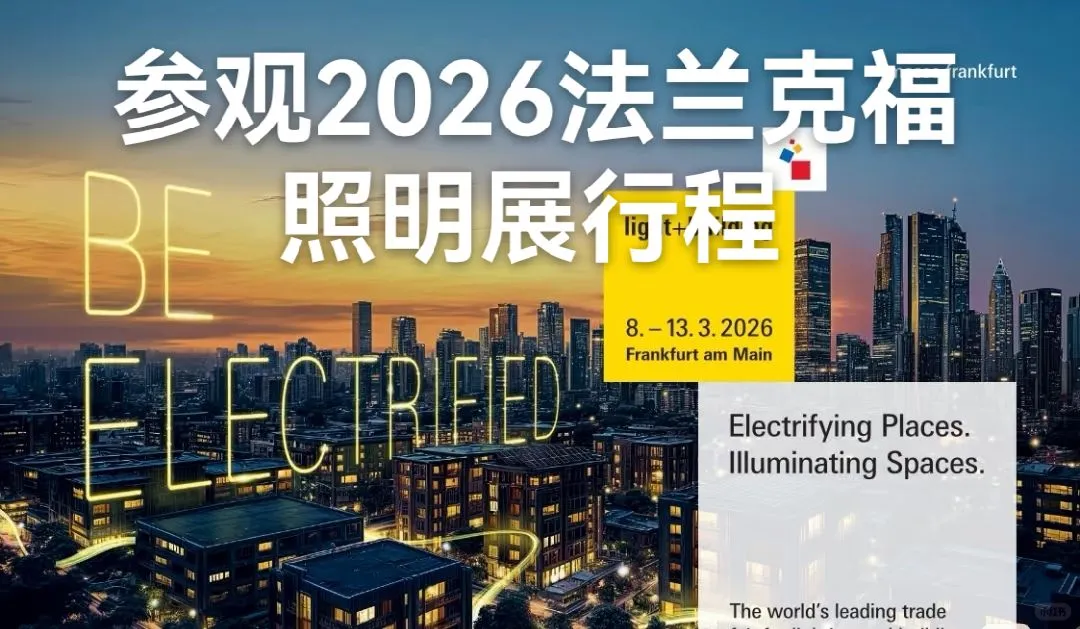 参观招募2026法兰克福照明展报名啦