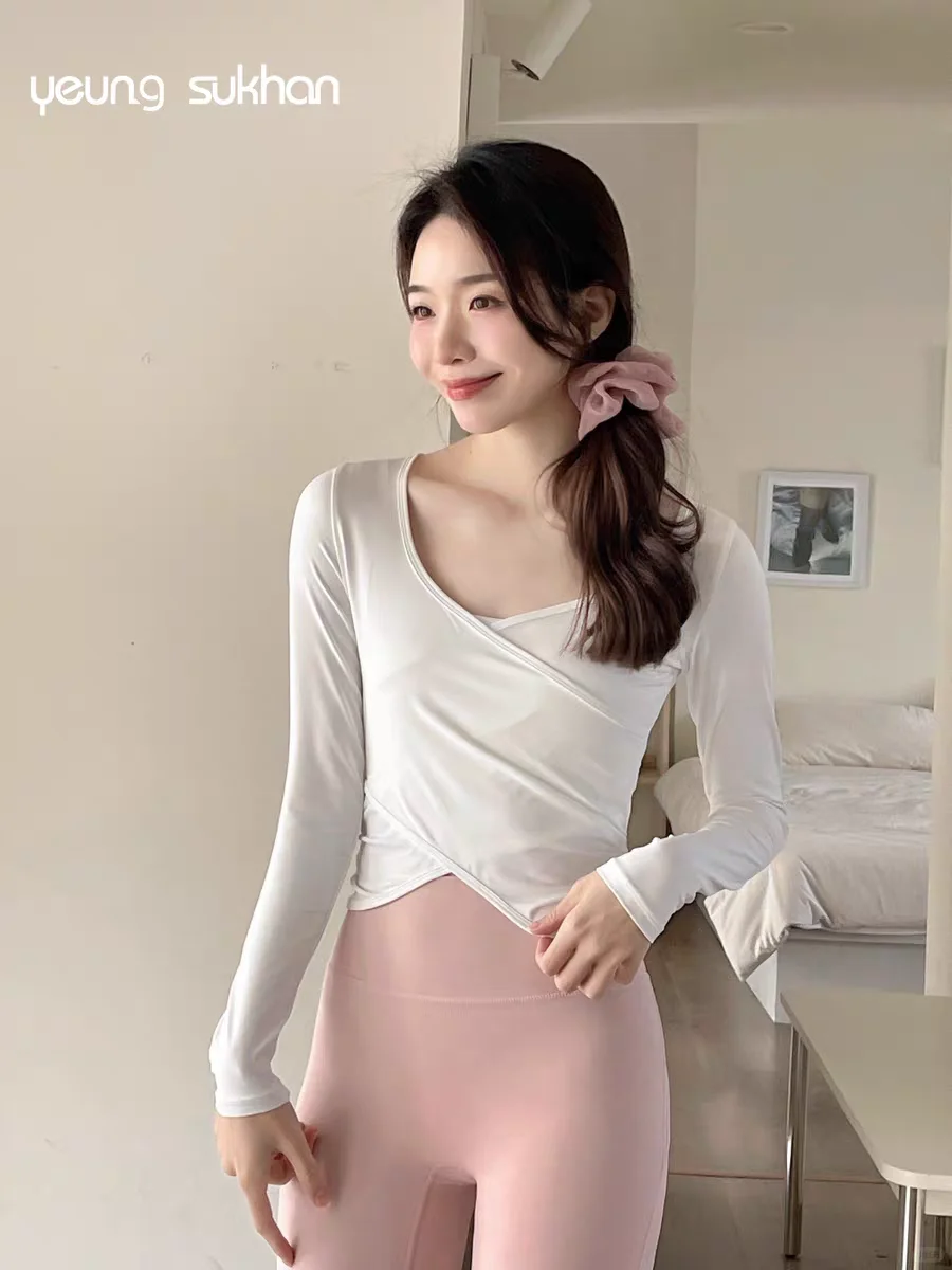 早秋瑜伽服长袖?