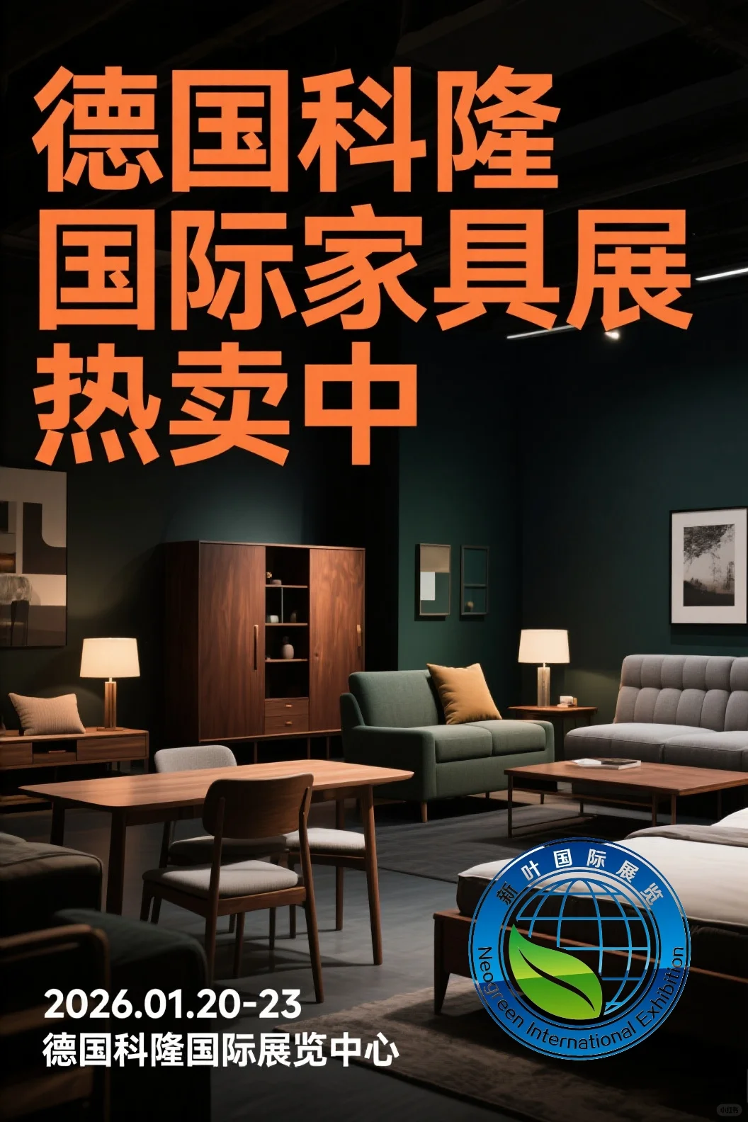 明年1月德国科隆国际家具展可选位置啦