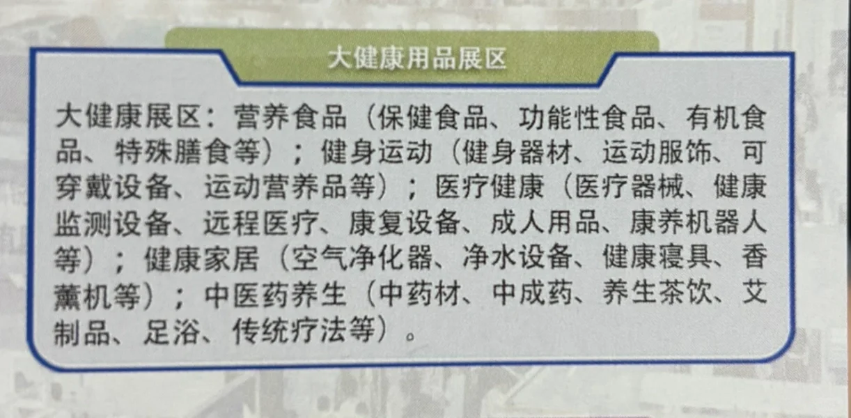 大健康展位招商