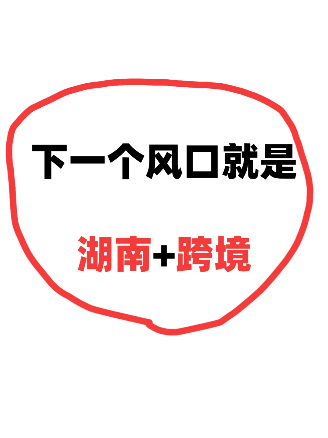 下一个风口是湖南+跨境电商