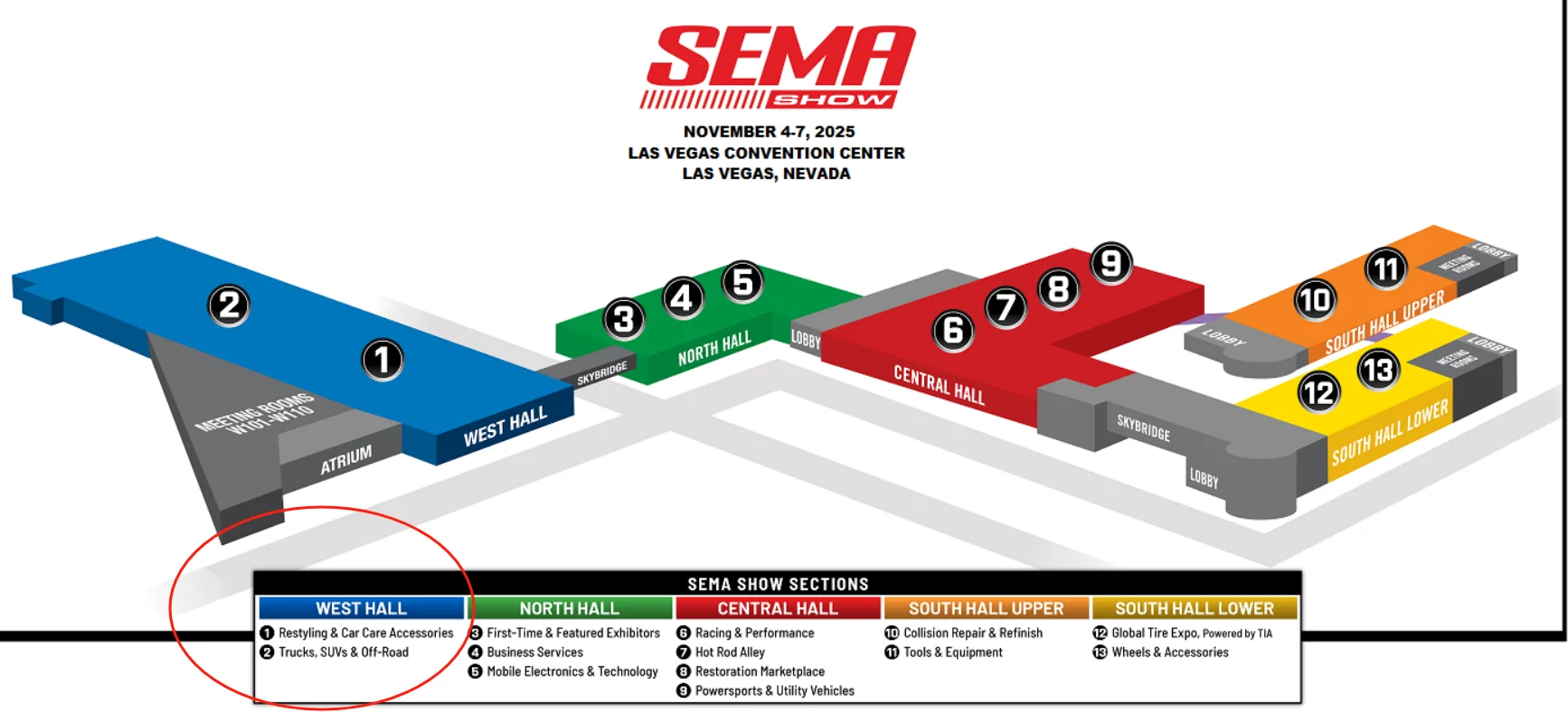 美国拉斯维加斯汽配及改装车展SEMA