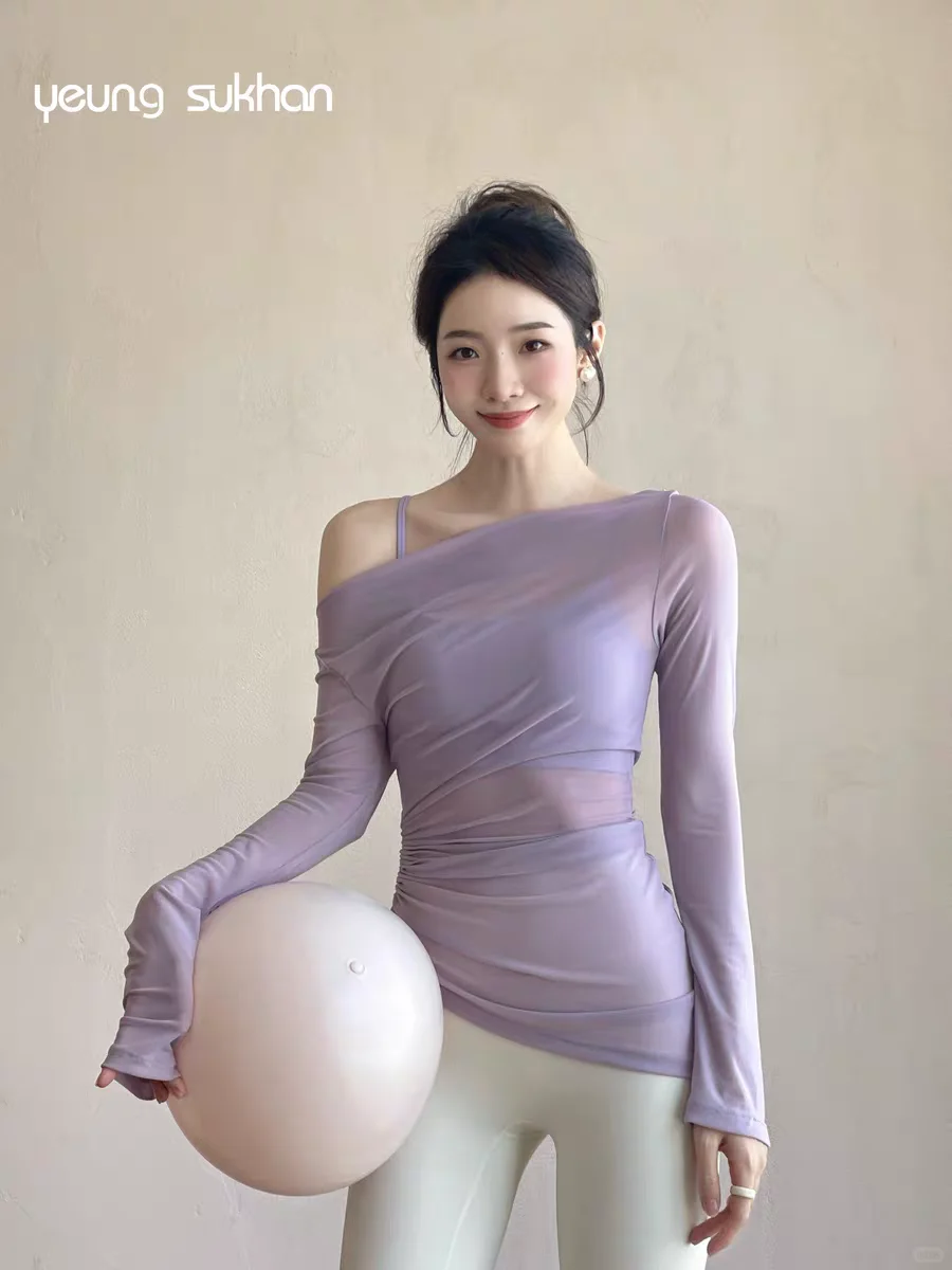早秋瑜伽服长袖?