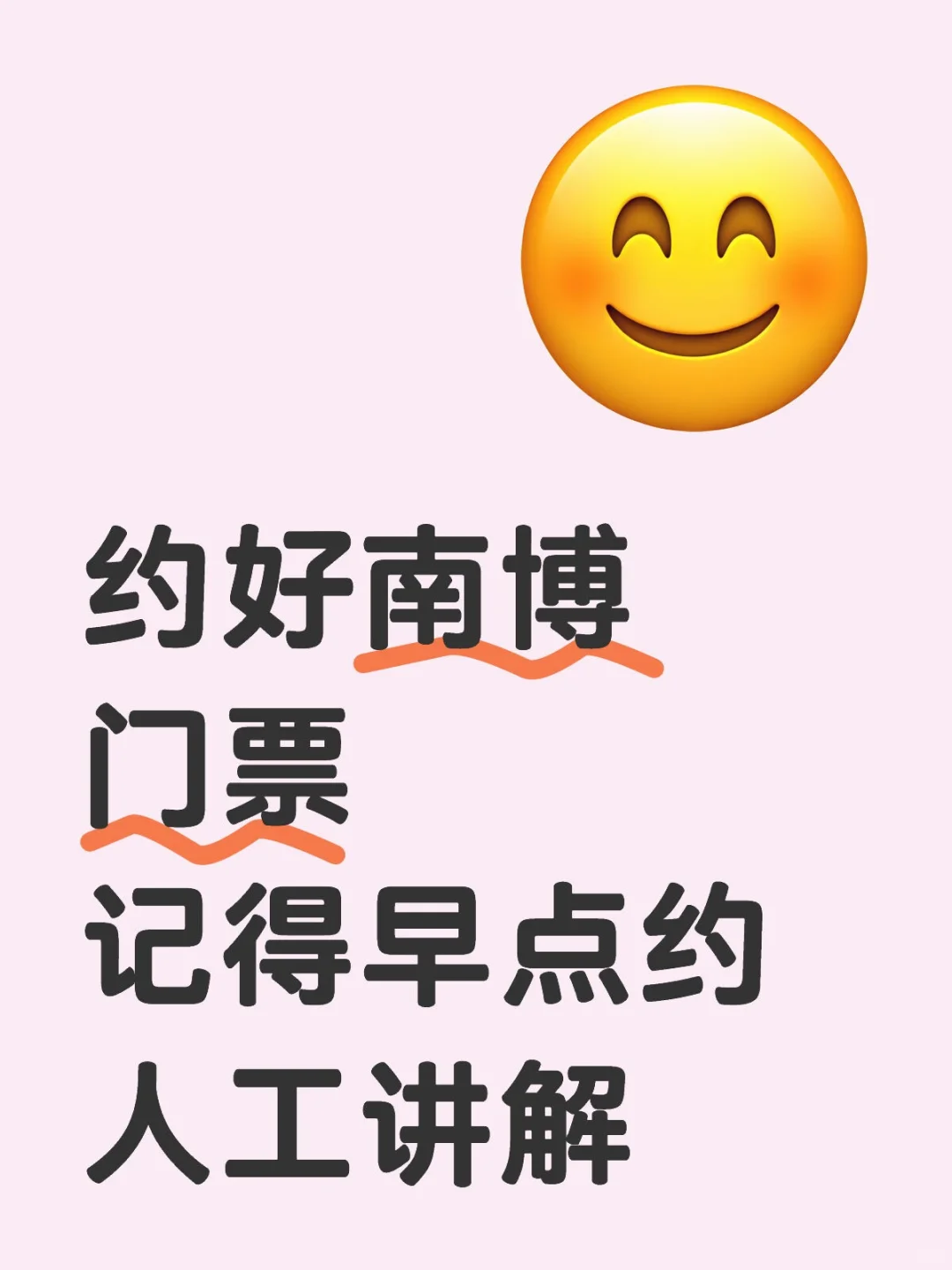 约好南博门票记得早点约人工讲解