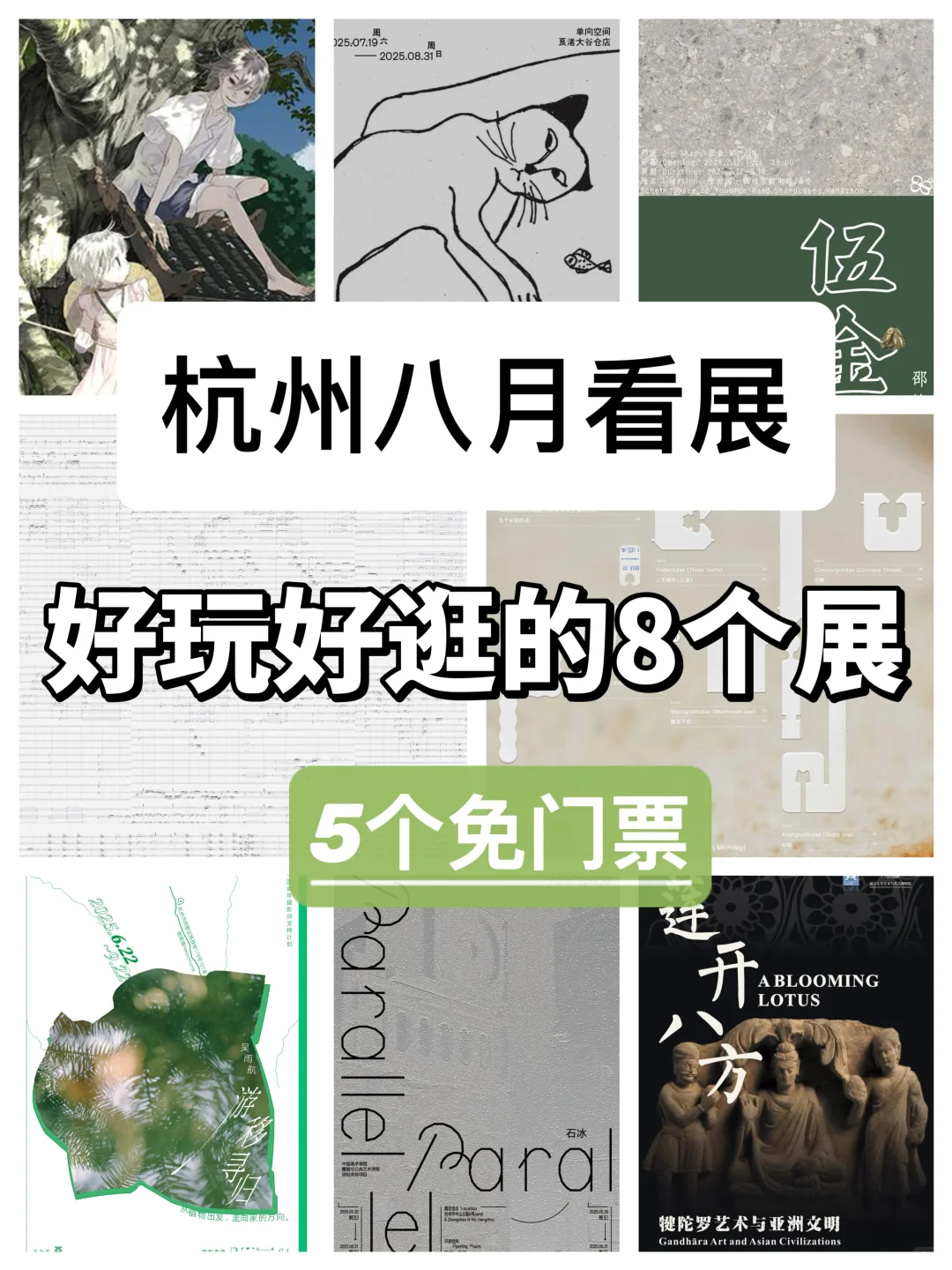杭州8月看展｜好玩好逛的8个展览5个免费