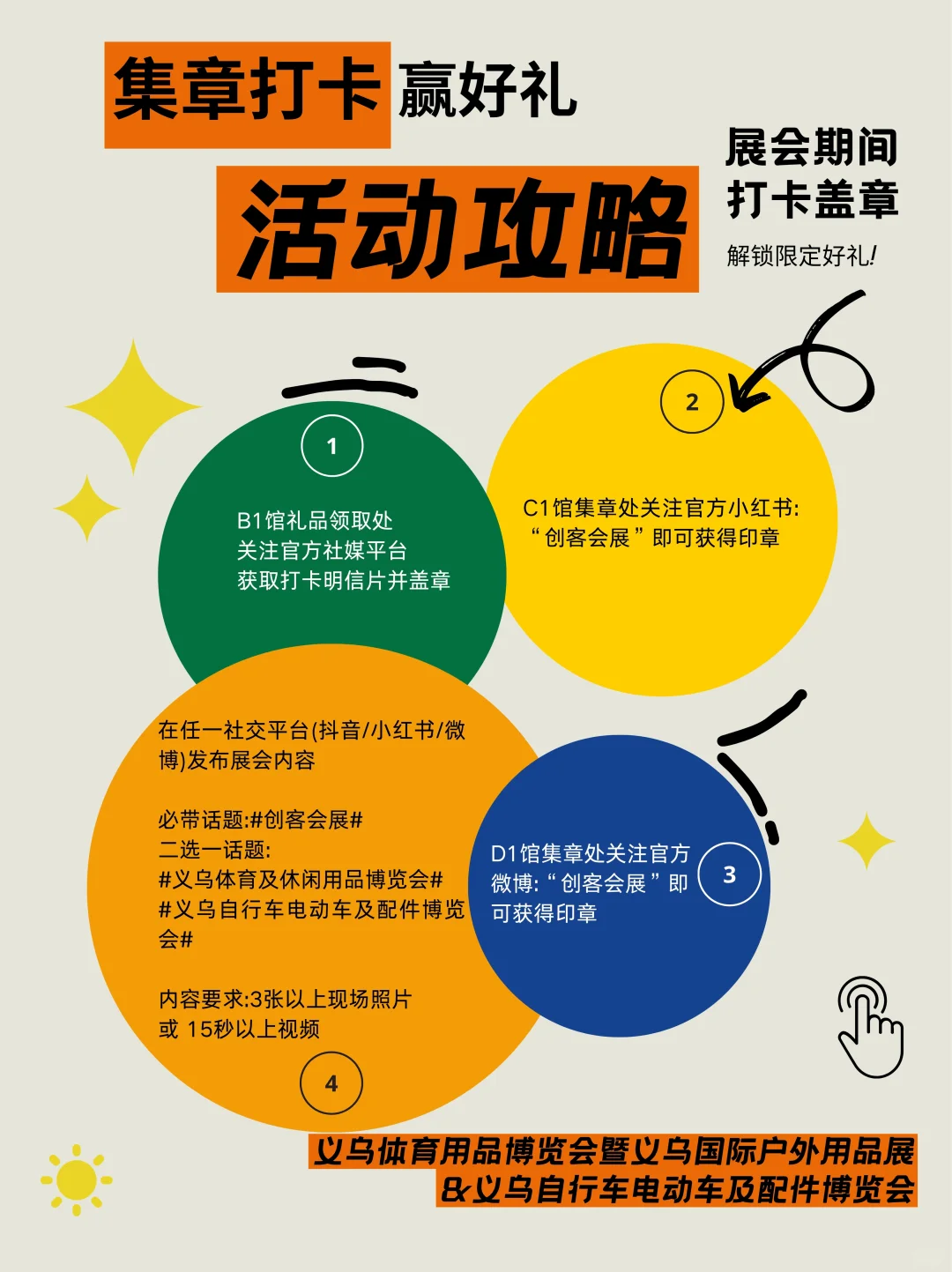 义乌体博会打卡攻略！集章领好礼，手慢无！