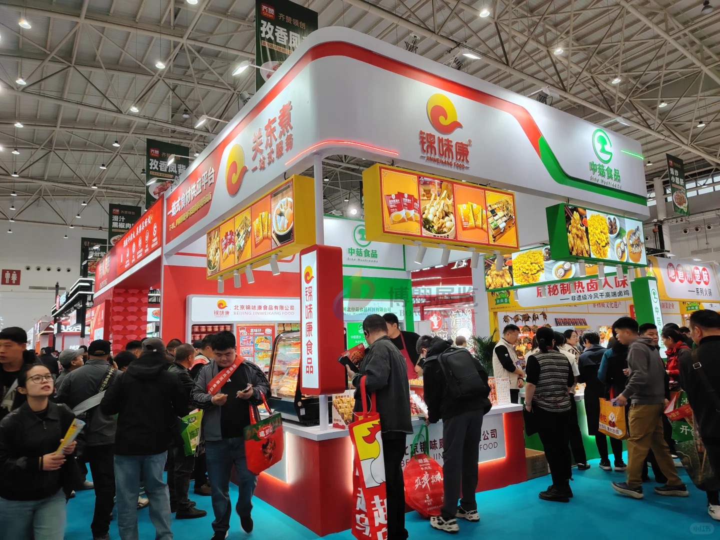 上海食材展搭建案例