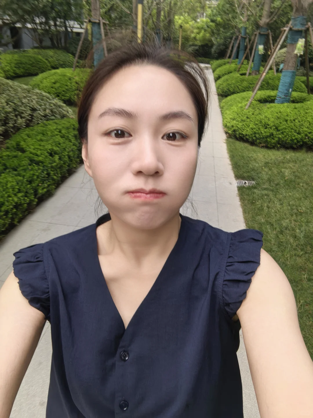 难得的凉爽