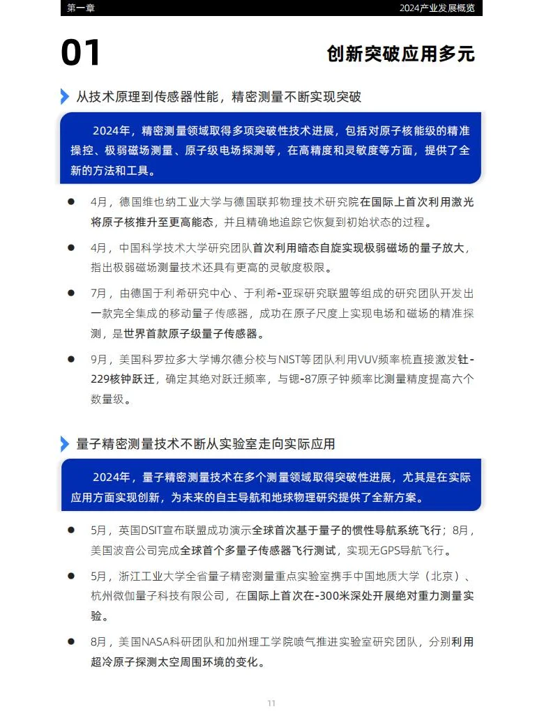 2025年全球量子传感产业发展展报告