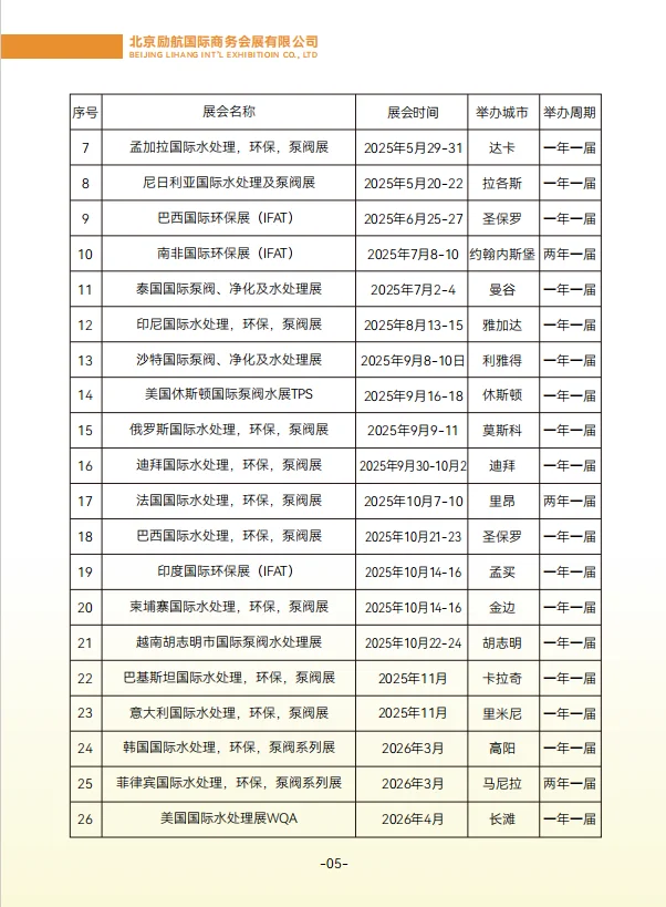 【?✨2025-2026暖通制冷展会计划表】