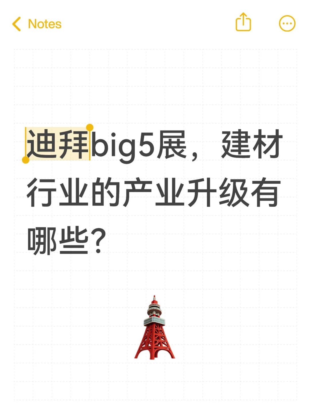 迪拜BIG5展，建材行业的“变形记”✨