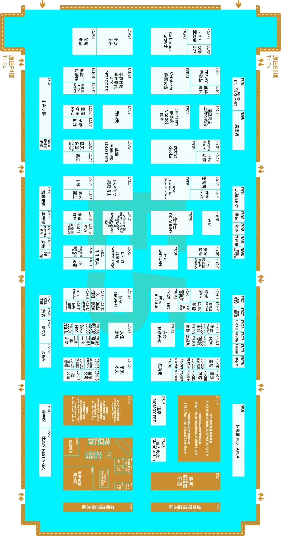 2025上海亚宠展最新展位图！