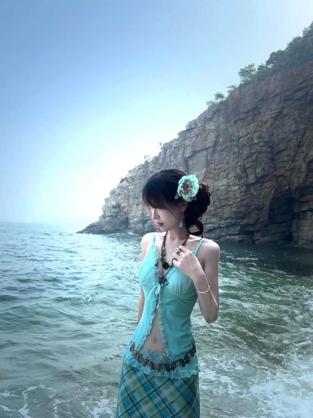 分享我的海边穿搭