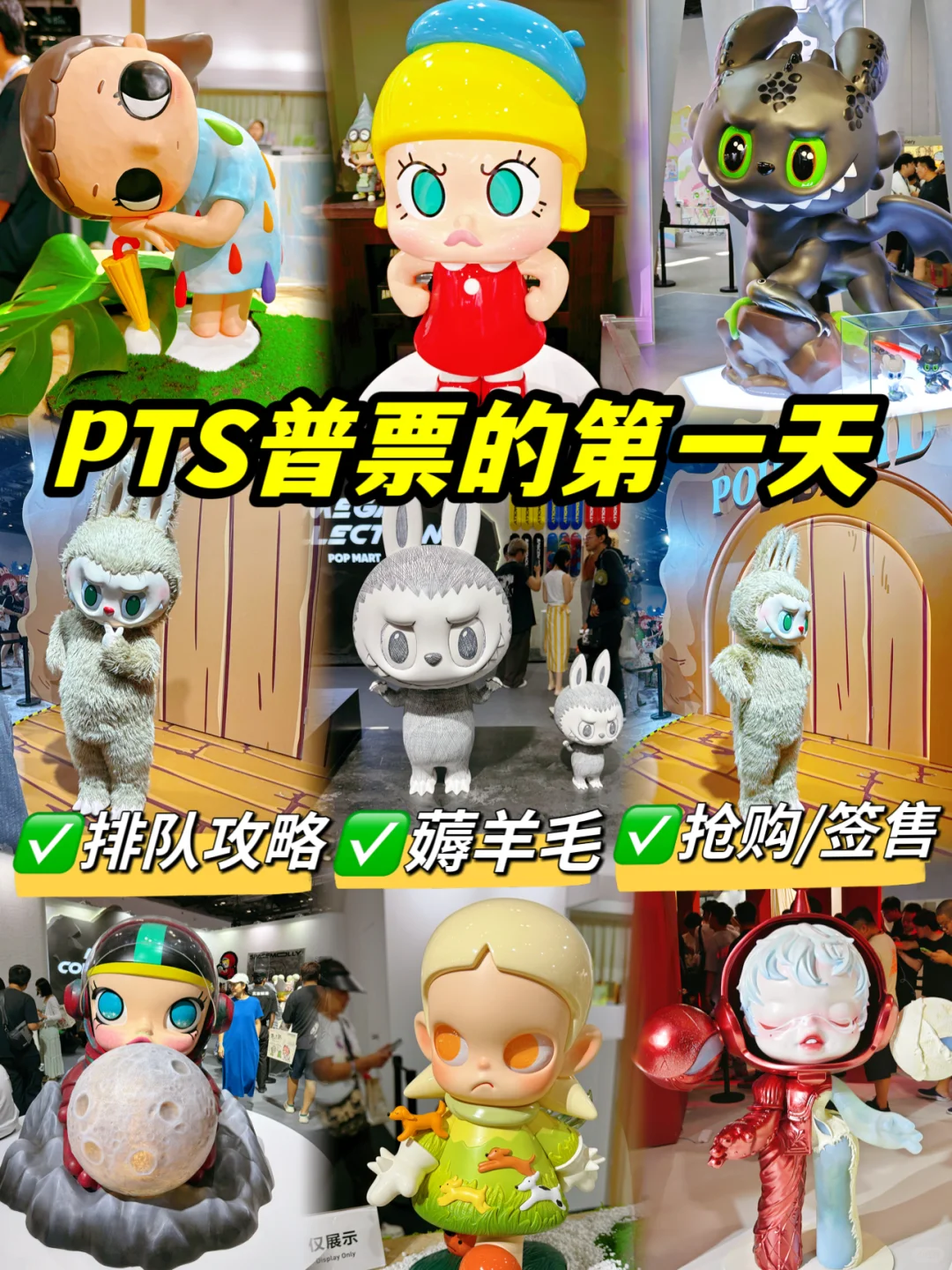 刚回❗️北京pts潮玩展普票玩家值回票价✅