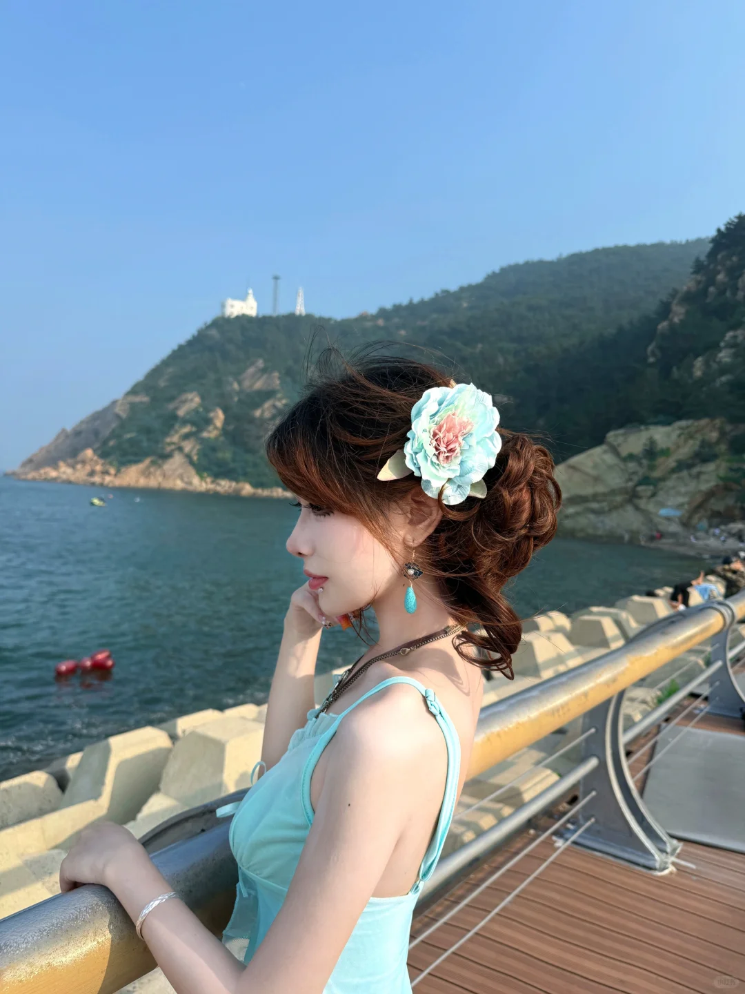 分享我的海边穿搭