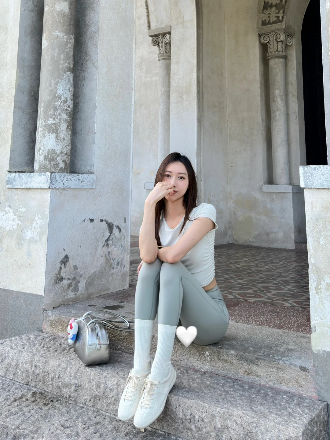 176/55 高个子的夏日leggings穿搭～