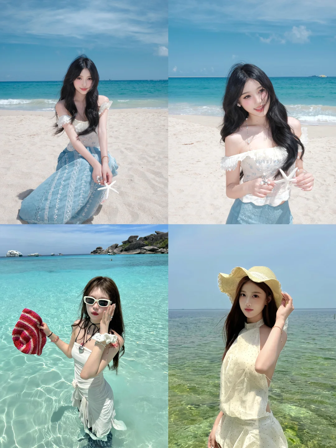 绝美的玻璃海拍照姿势！！！