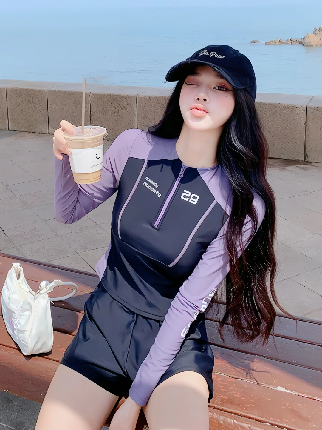 穿上秒变冷白皮！仙女紫水母衣超上镜！