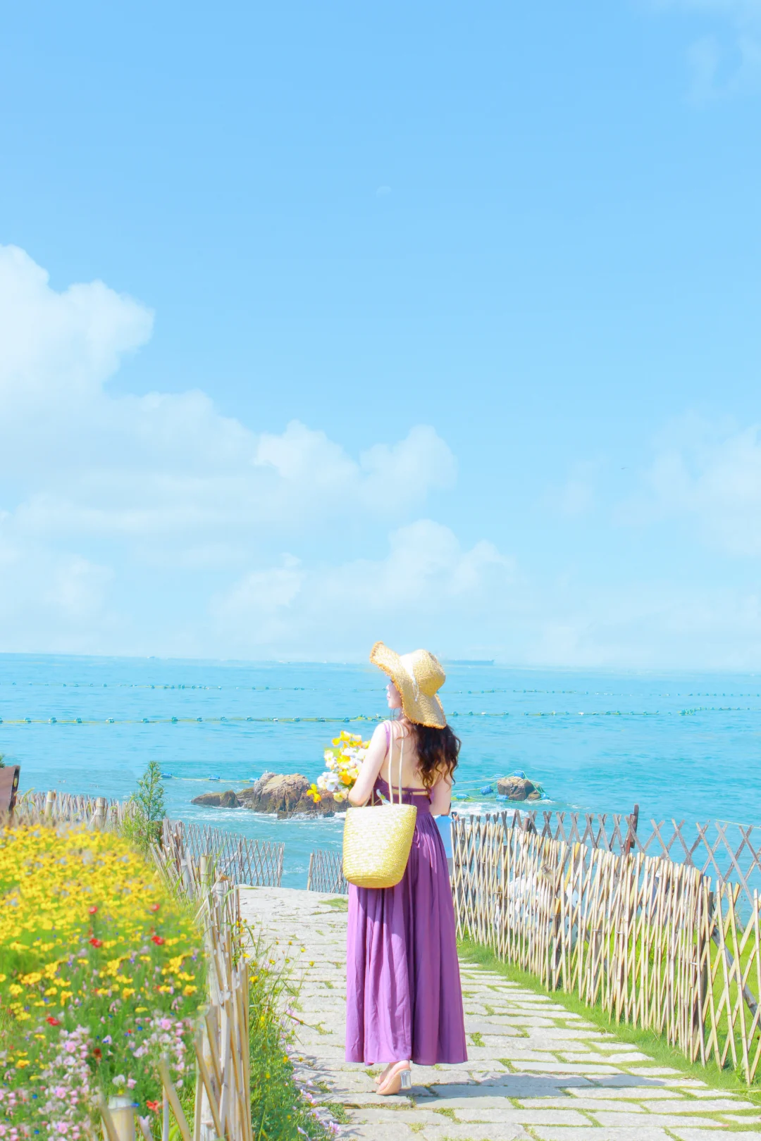 青岛女摄｜小麦岛夏日海边