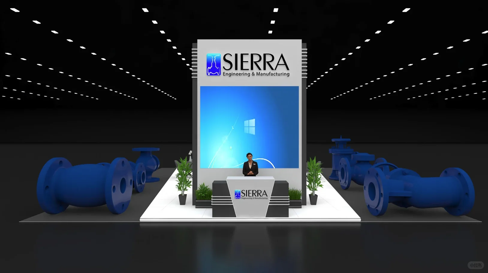 【工业展】SIERRA展台设计效果图