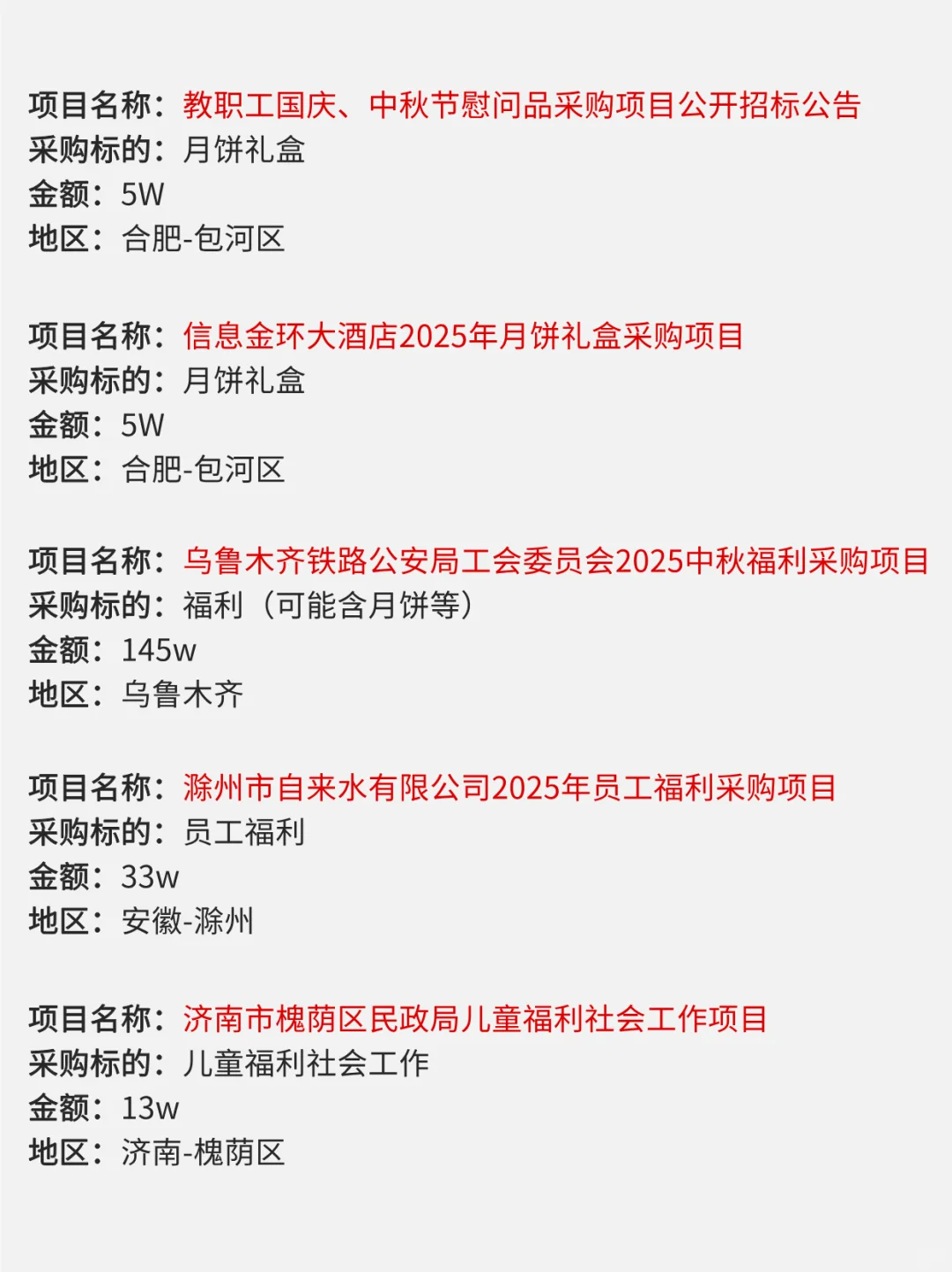 教师节中秋节采购职工慰问品预算50万