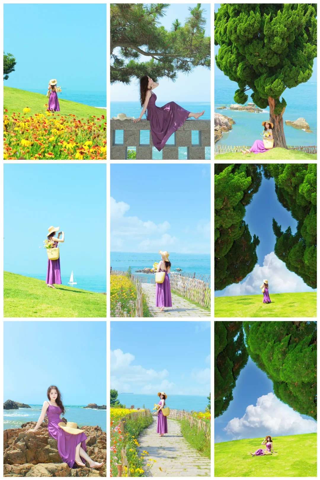 青岛女摄｜小麦岛夏日海边