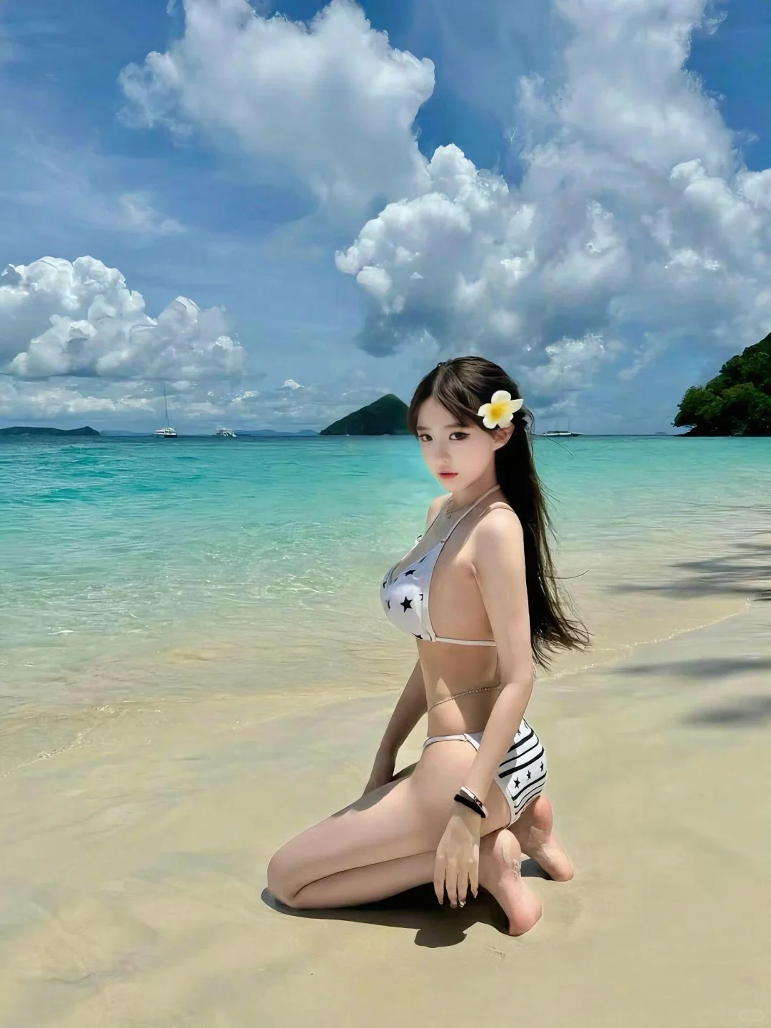 海边辣的着?