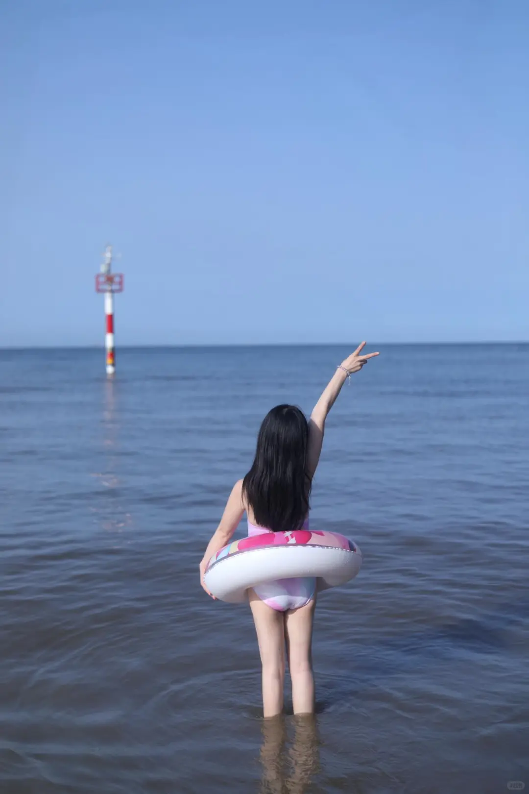 ?夏日泳装必备！粉色少女泳装，拍照秒出圈！