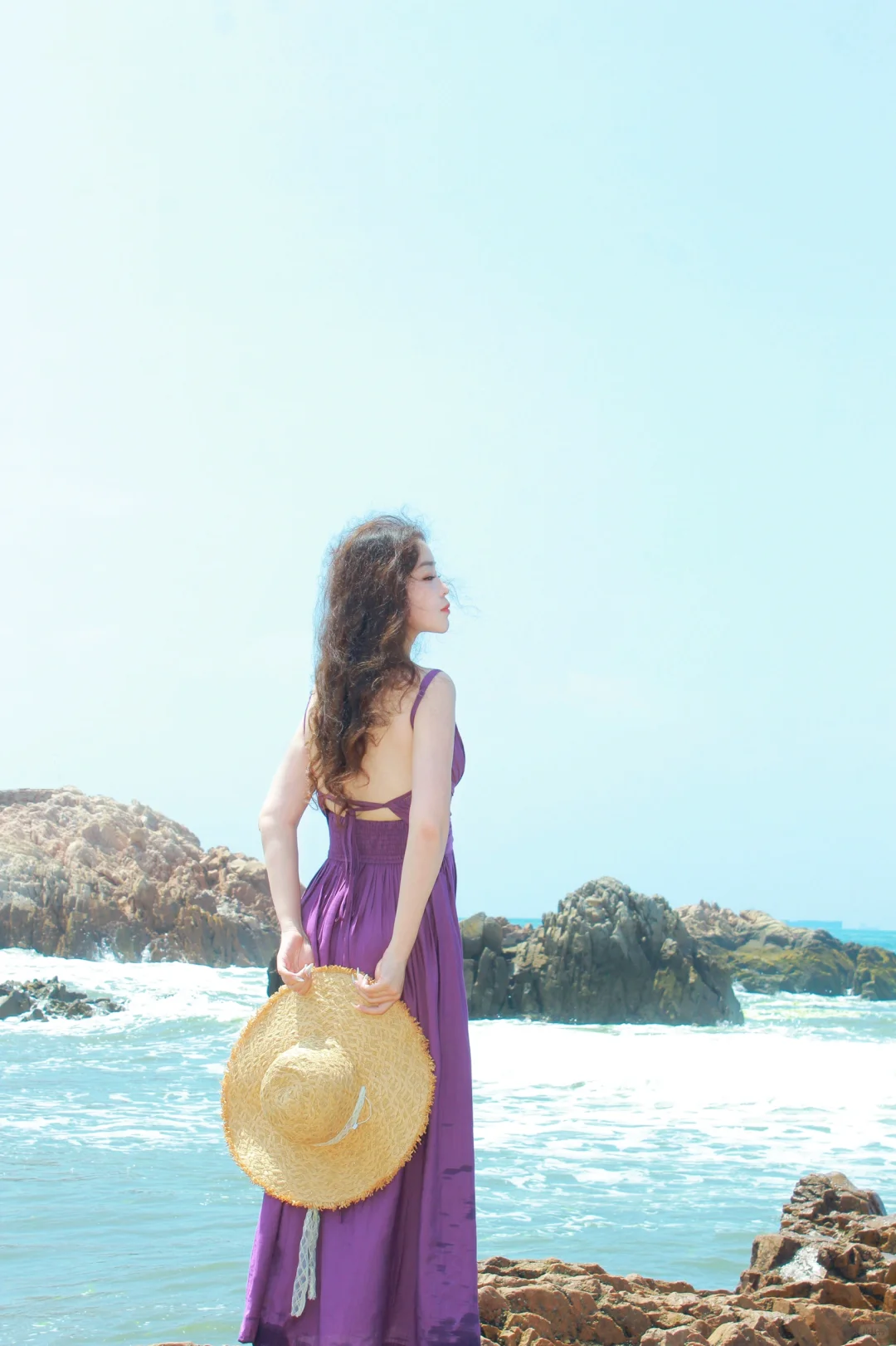 青岛女摄｜小麦岛夏日海边