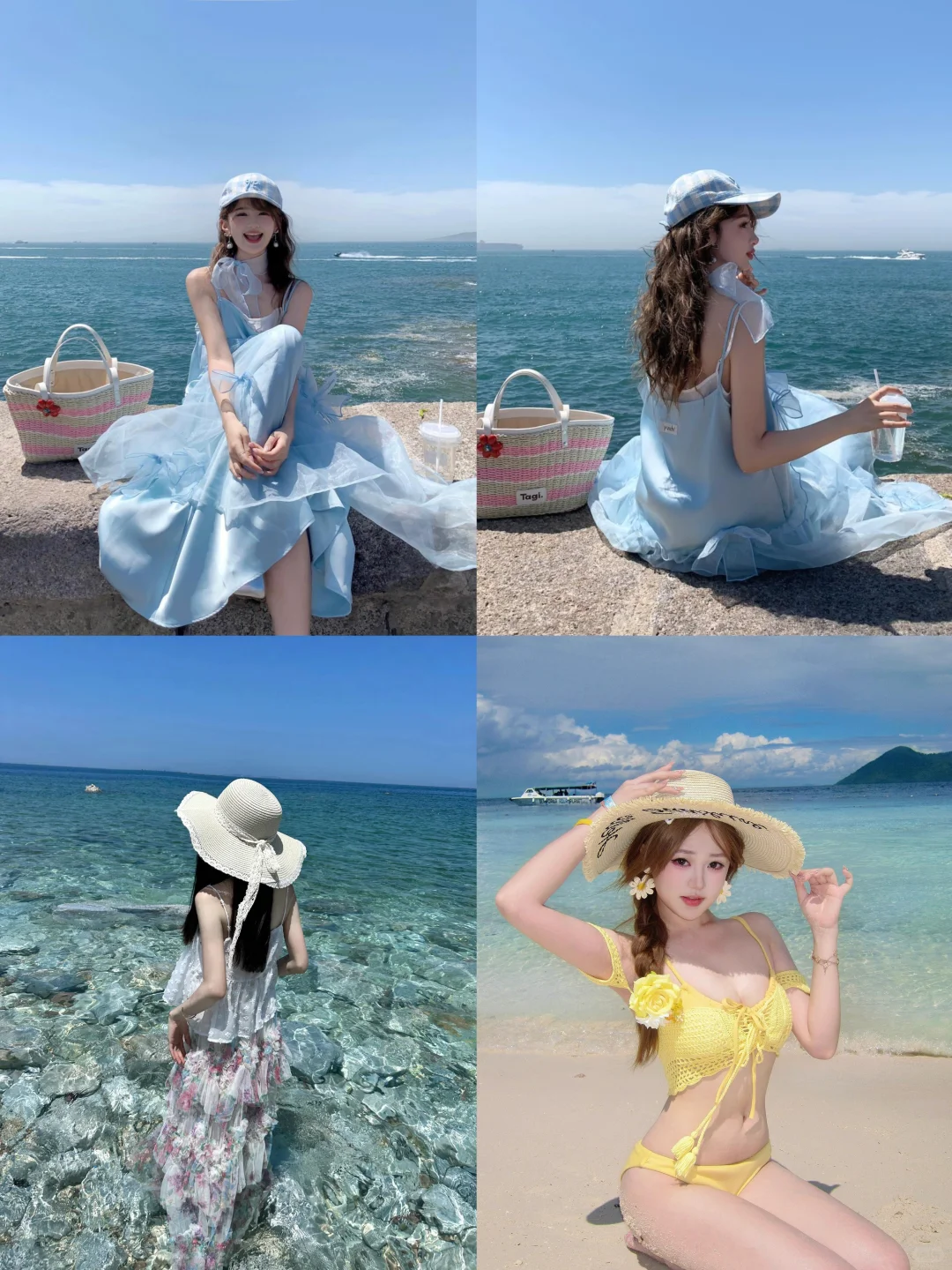 绝美的玻璃海拍照姿势！！！