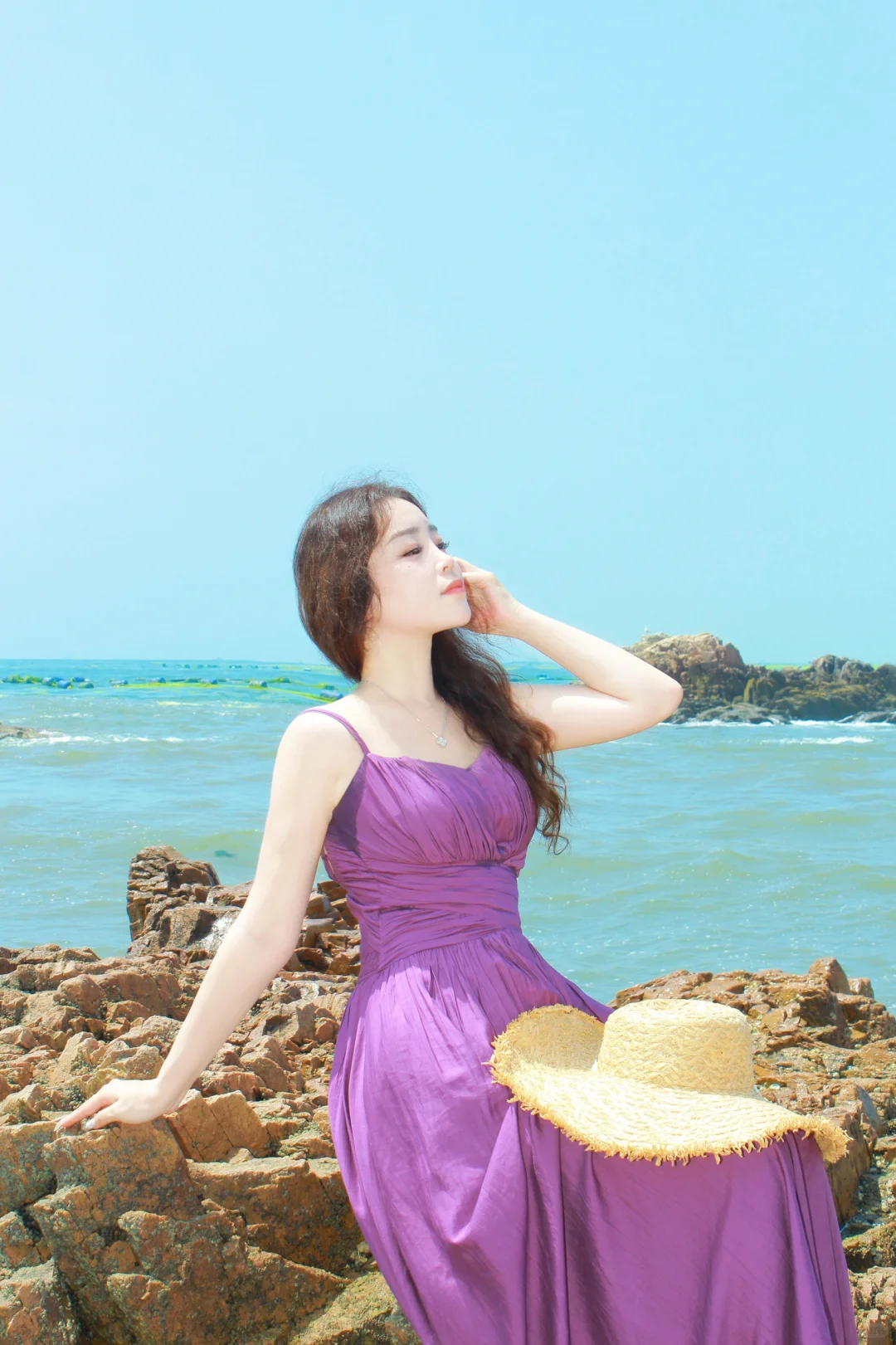 青岛女摄｜小麦岛夏日海边