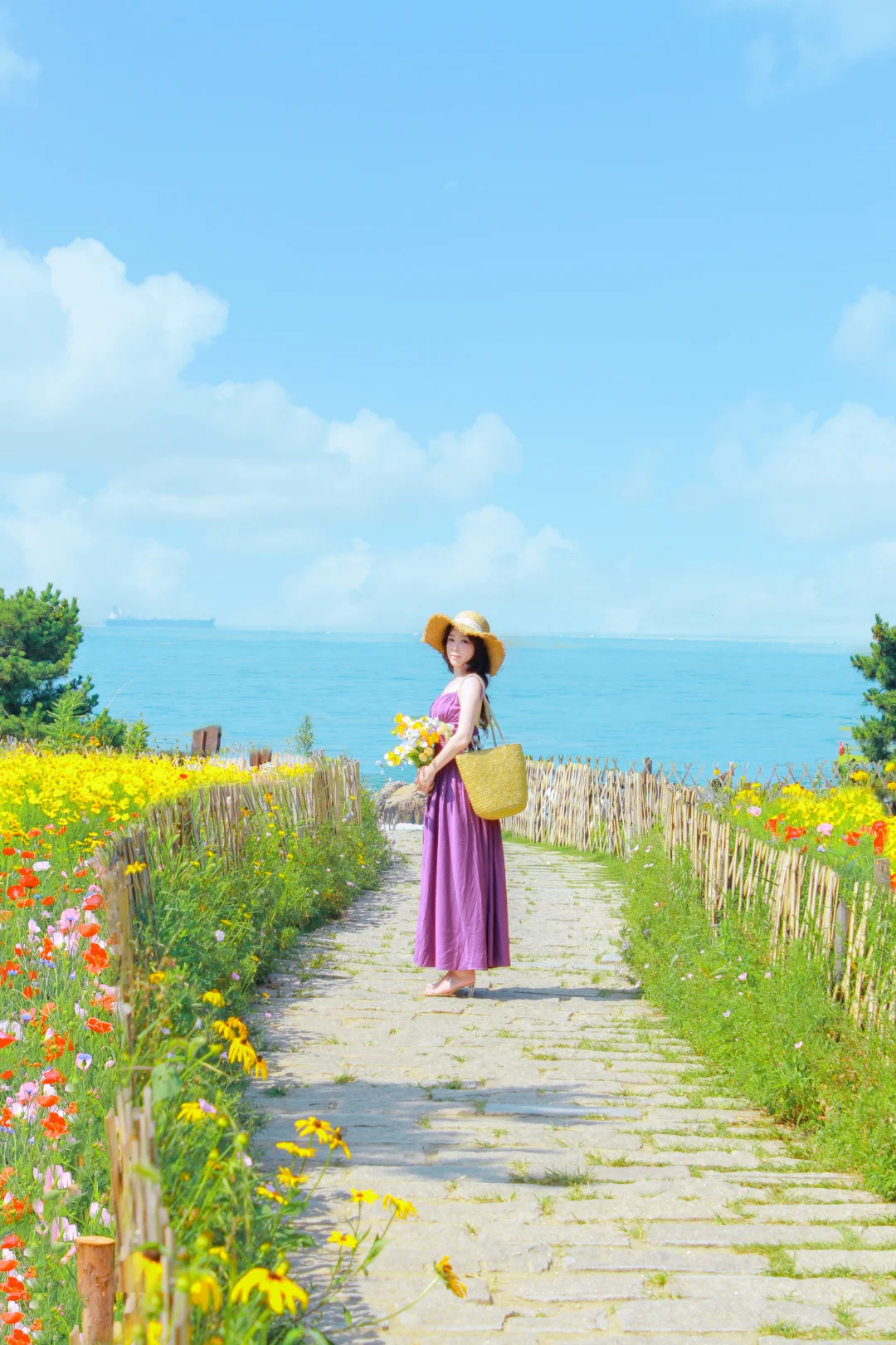青岛女摄｜小麦岛夏日海边