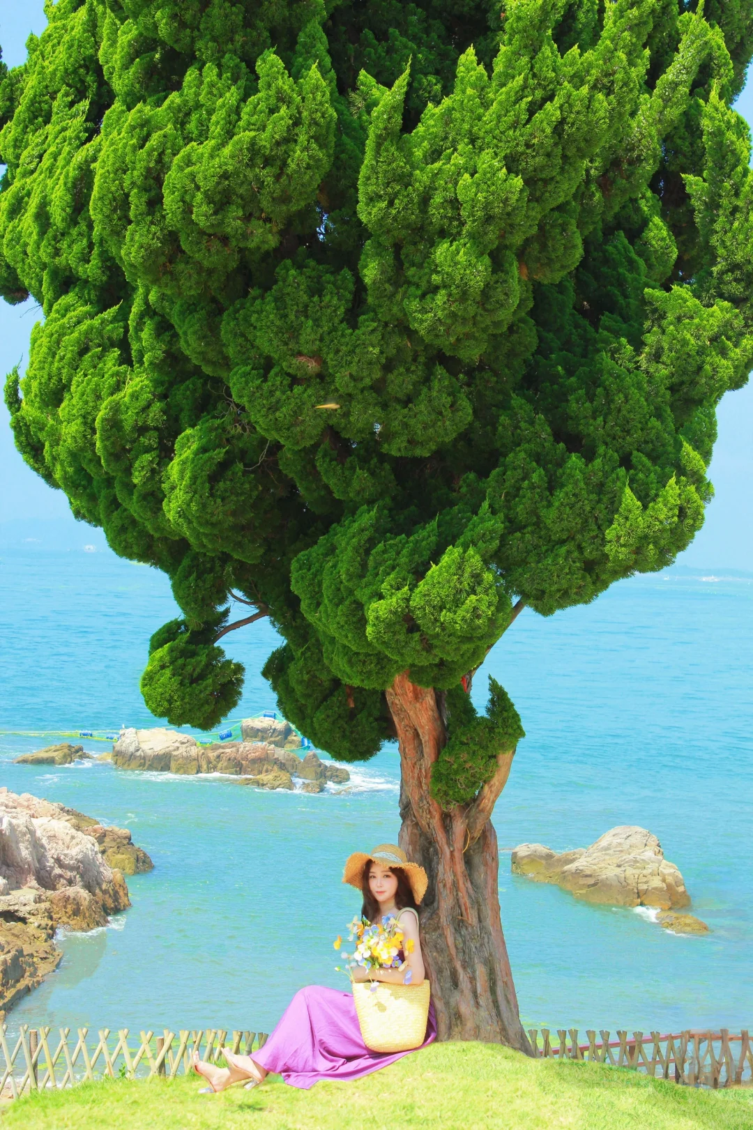 青岛女摄｜小麦岛夏日海边