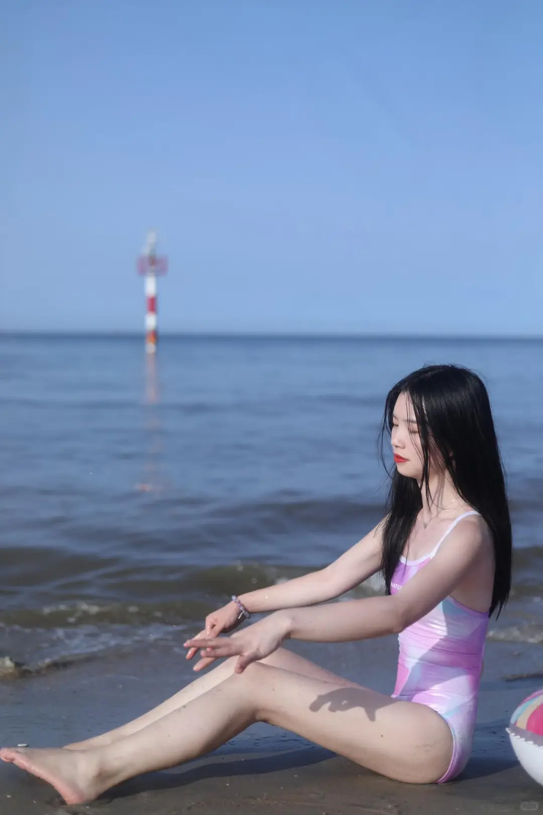 ?夏日泳装必备！粉色少女泳装，拍照秒出圈！