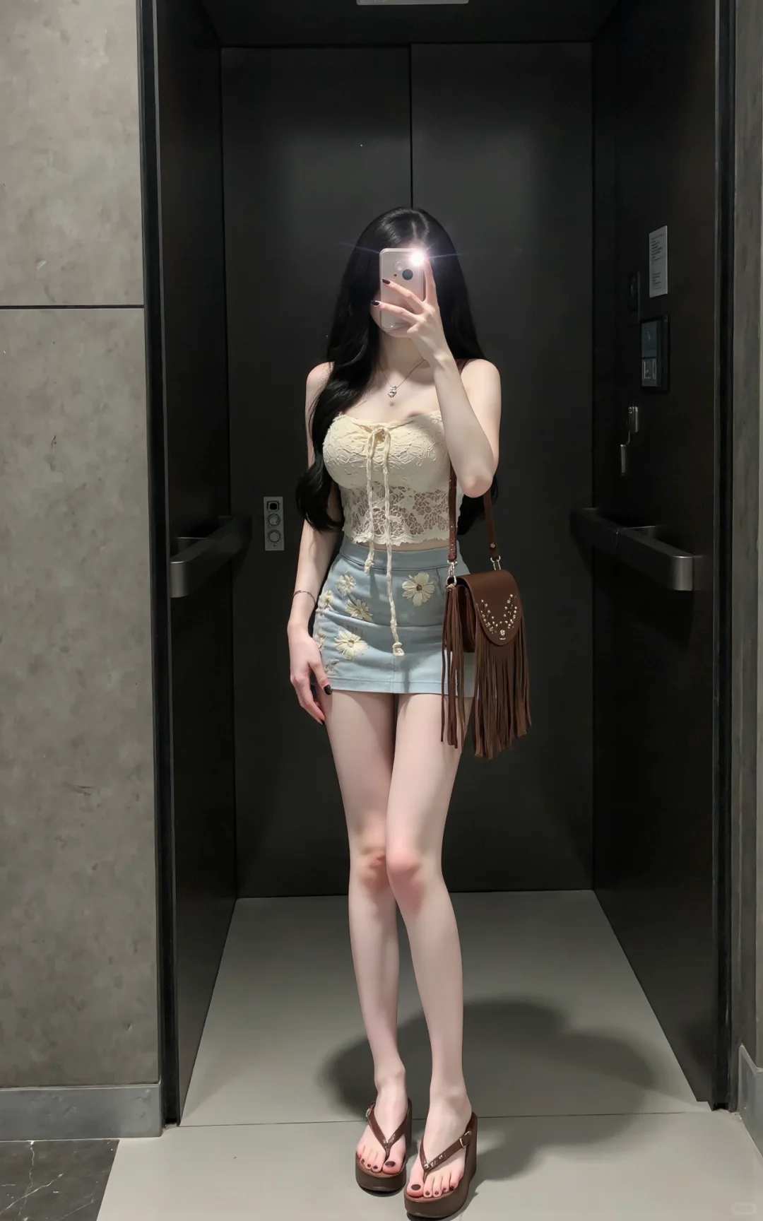 ins风牛仔短裙来啦～