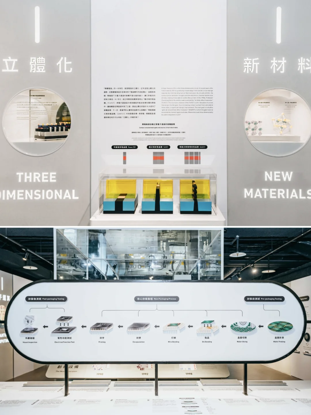 工业风拉满?的?半导体未来馆