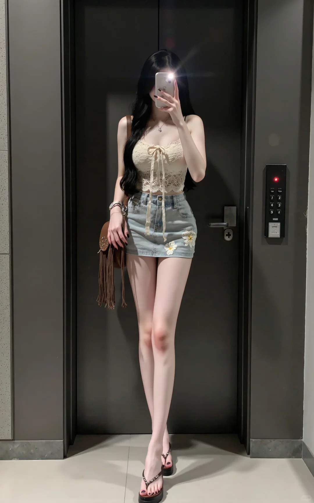 ins风牛仔短裙来啦～