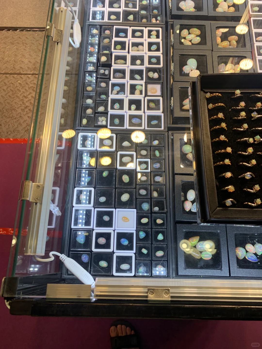 周末参观珠宝展