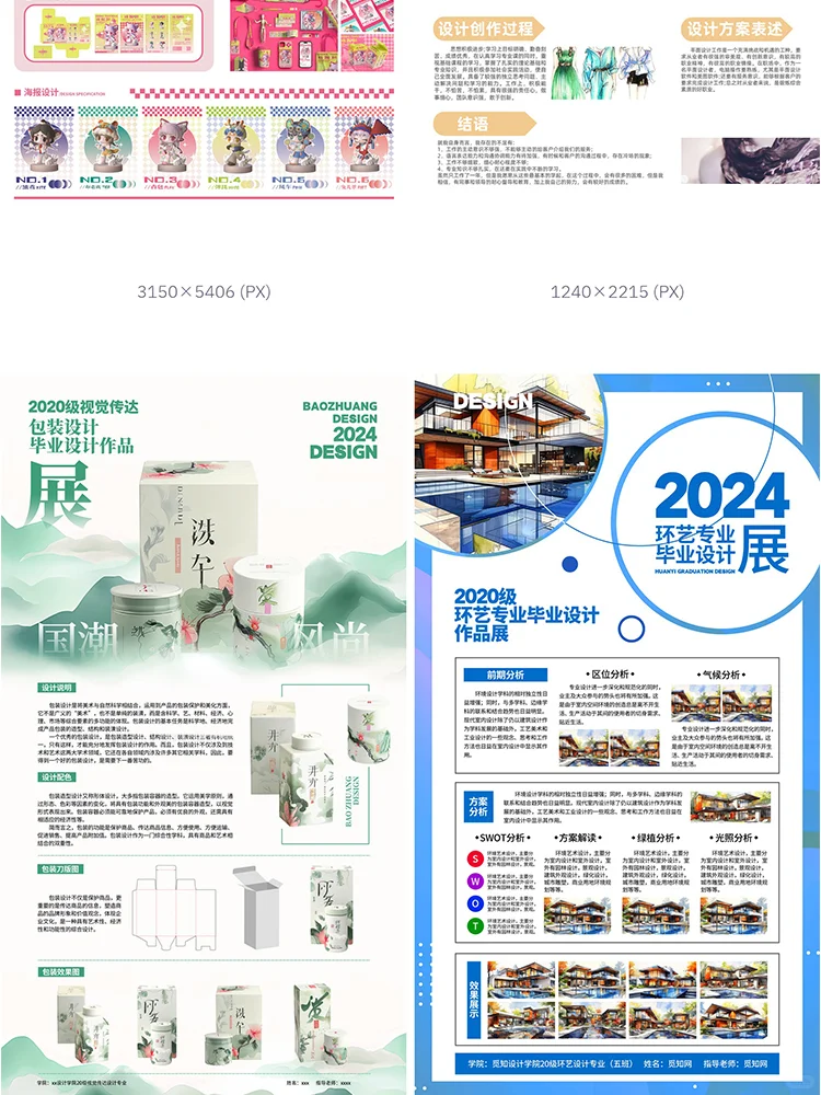 毕业设计工业建筑服装包装产品介绍作品展板