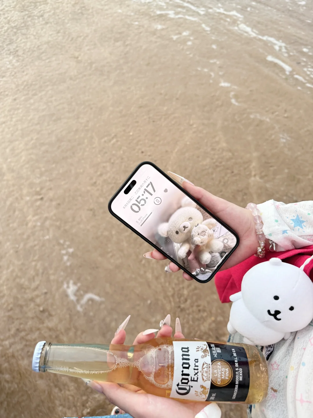 听海浪声和心跳的频率契合₊⁺?₊⁺?⋆⁺₊? •*