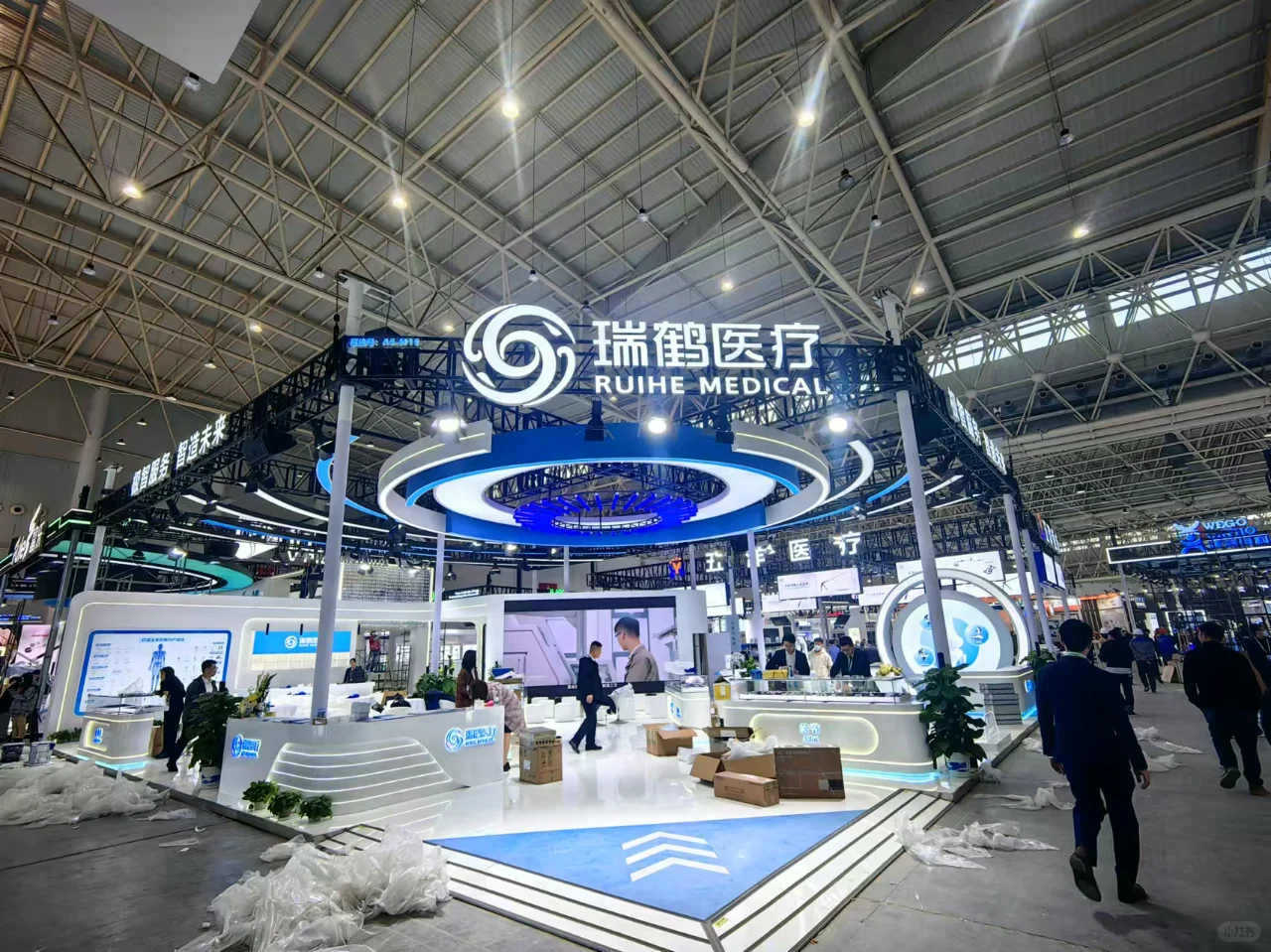 医疗站展设计搭建完美落地
