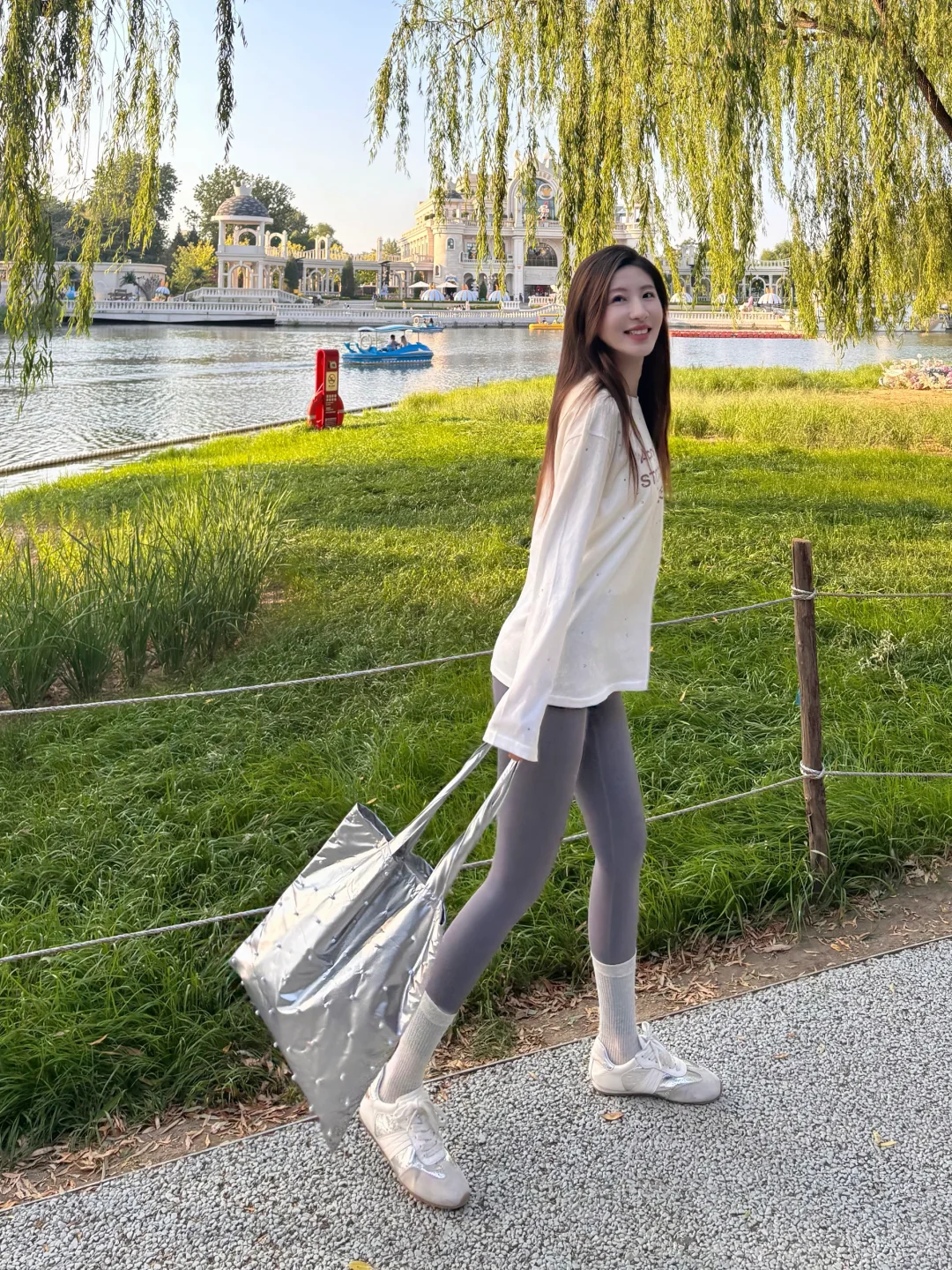朝阳公园拍照? 170/48kg 夏日leggings穿搭
