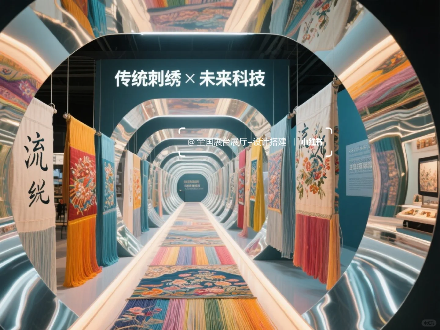 ✨非遗刺绣艺术展厅|传统之美×未来科技