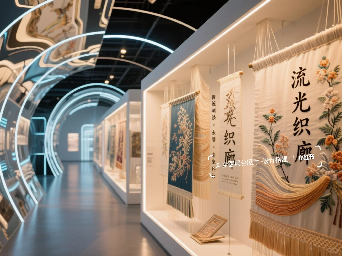 ✨非遗刺绣艺术展厅|传统之美×未来科技