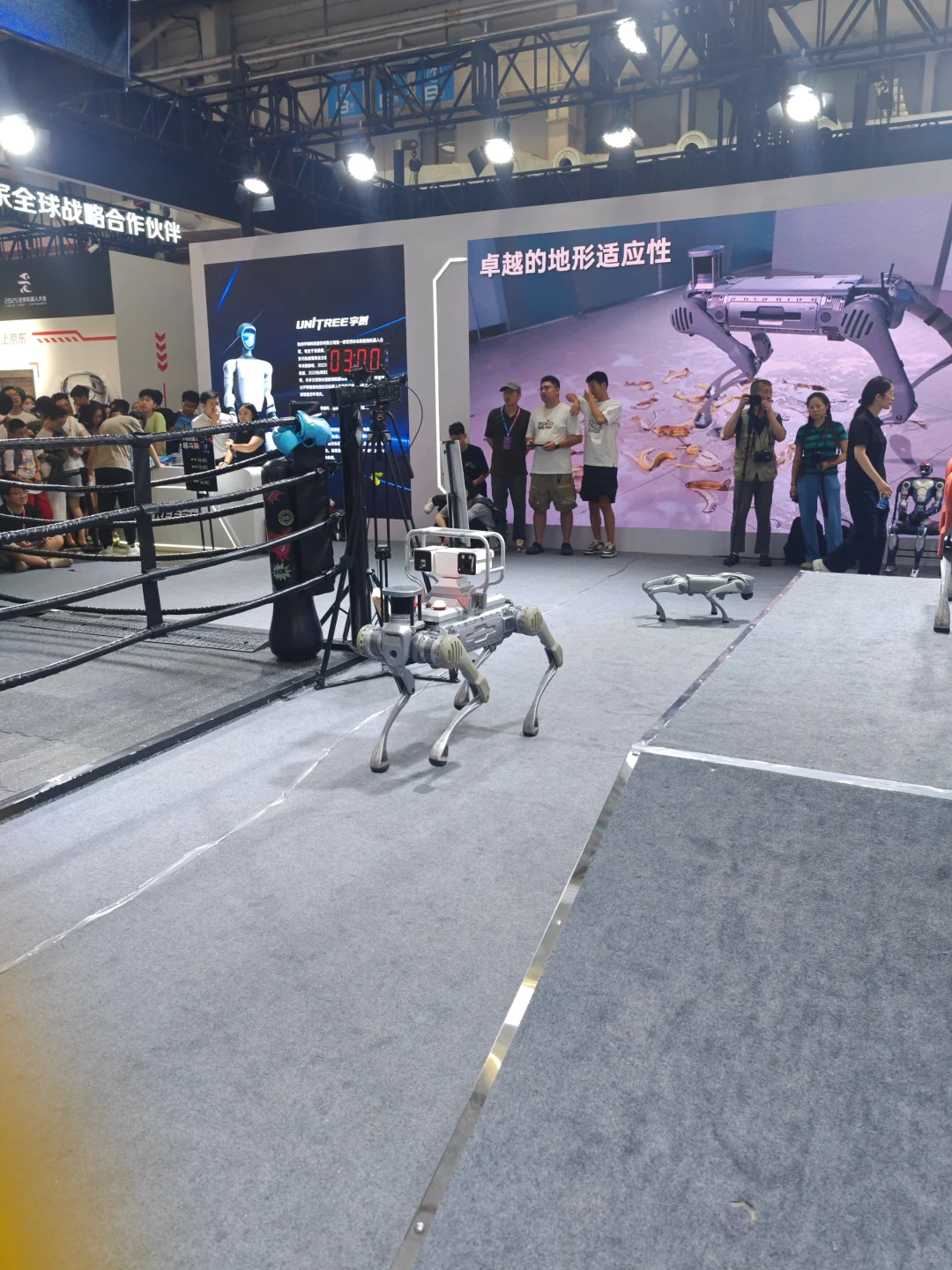 第一次参观机器人博览会