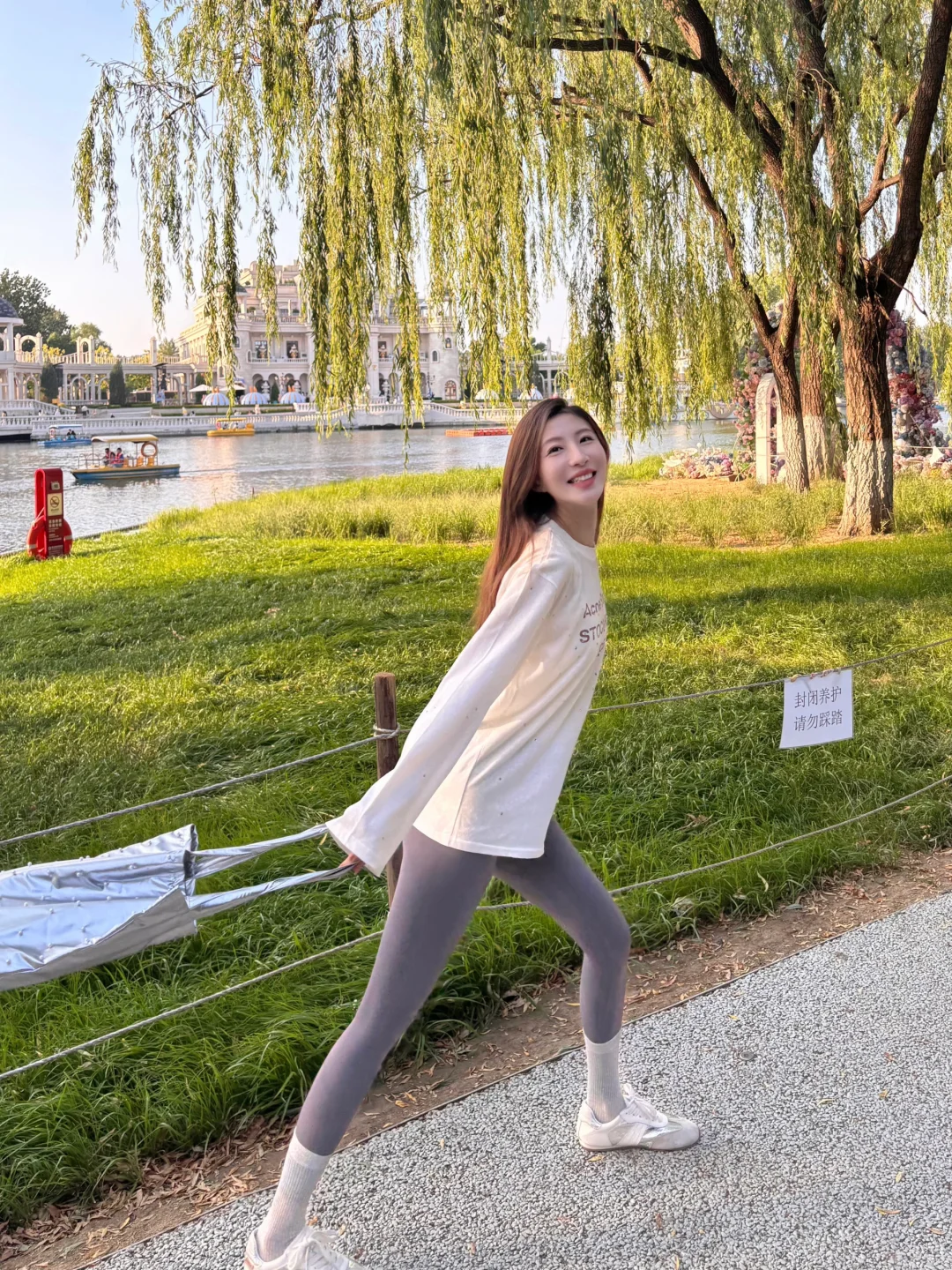 朝阳公园拍照? 170/48kg 夏日leggings穿搭